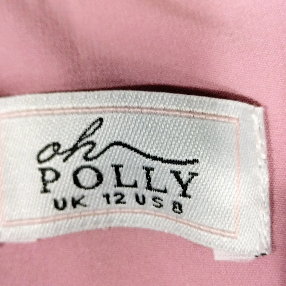 Oh Polly Viola Long Sleeve Bubble Hem Mini Dress Mauve Pink | Size 12 / US 8 | C